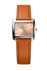 Relógio Feminino Jean Vernier Couro Marrom JV13770r
