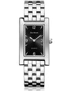 Relógio de Pulso Jean Vernier Retangular Prateado JV01617P