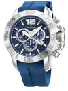 Relógio Masculino Jean Vernier Branco Cronógrafo JV02110