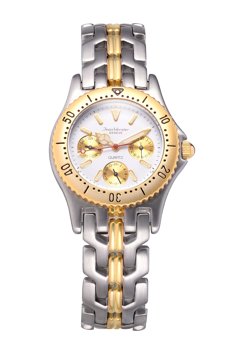 Relógio Jean Vernier Bicolor Multifunção JV21141