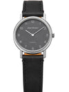 Relógio de Pulso Jean Vernier Caixa Titânio Pulseira Preto JV02239MP