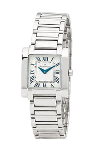 Relógio Feminino Jean Vernier Prateado Retangular JV22522