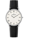 Relógio Masculino Jean Vernier Couro Preto JV35676RBP