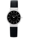 Relógio Feminino Jean Vernier Pulseira Couro Preto JV05610LP
