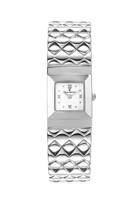 Relógio Feminino Jean Vernier Aço Inoxidável JV05840B