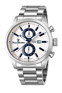 Relógio Masculino Jean Vernier Aço Movimento Suíço JV06359A-15
