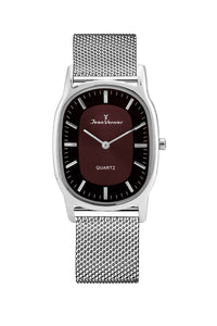 Relógio Masculino Jean Vernier Pulseira Aço Mesh JV00071A