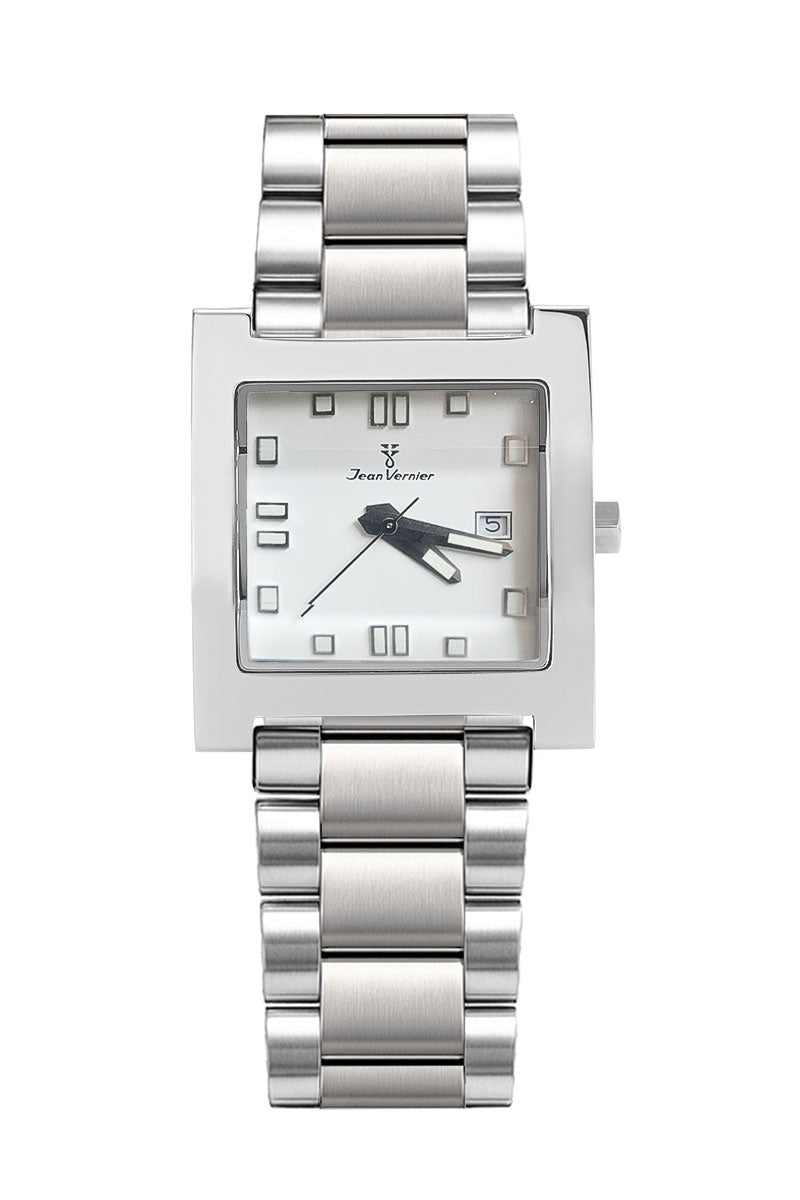 Relógio Jean Vernier Movimento Suiço Aço JV11943B-15