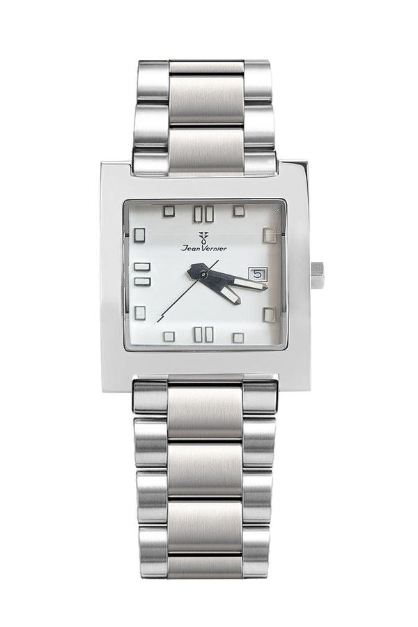 Relógio Jean Vernier Movimento Suiço Aço JV11943B-15