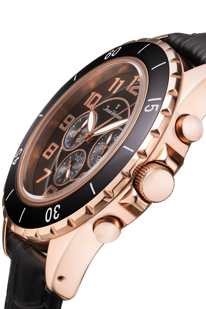 Relógio Jean Vernier Masculino Cronógrafo JV33711