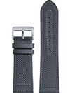 Pulseira Nylon Cinza Fivela Prata PU296GC (24mm)