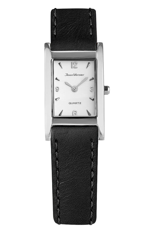 Relógio Feminino Jean Vernier Couro Preto JV01616BP