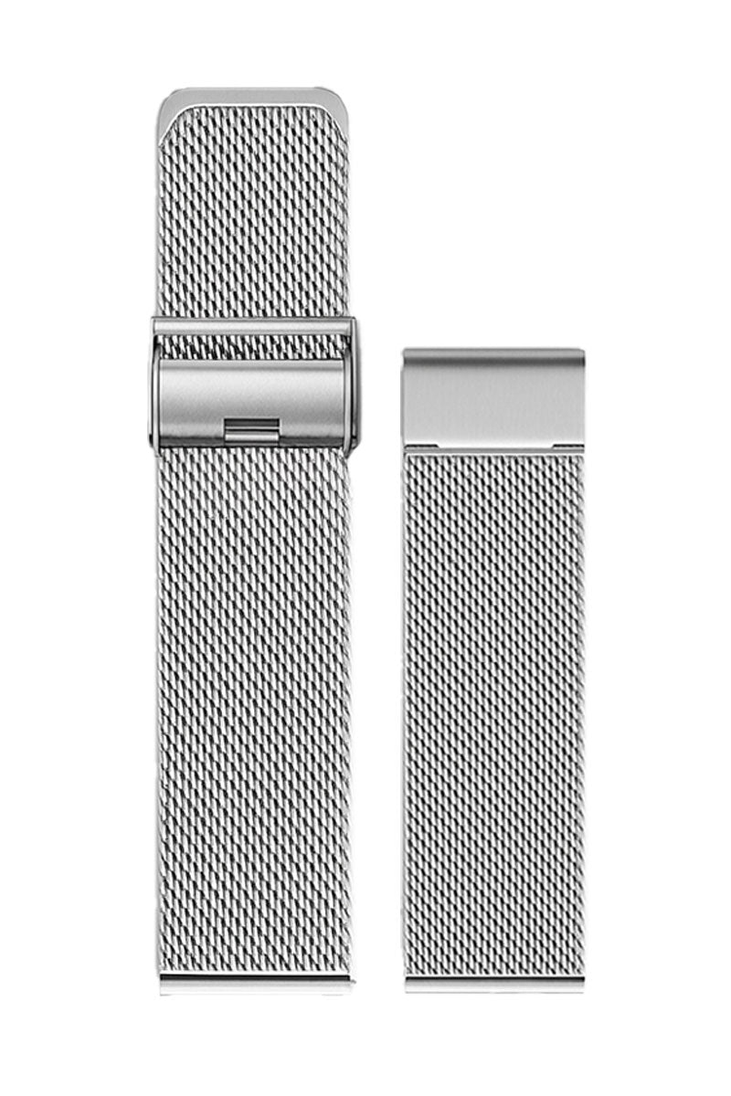 Pulseira Mesh Fina de Aço Inoxidável Ajustável (18mm - 20mm)