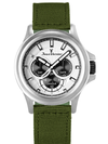 Relógio Jean Vernier Calendário Nylon Verde JV01661NV