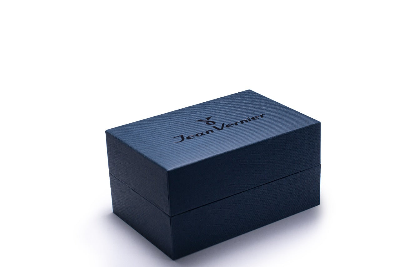 Relógio Jean Vernier Masculino Aço Inoxidável Cronógrafo JV00738-15