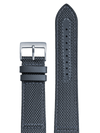 Pulseira Nylon Cinza Fivela Prata PU296C (20mm)