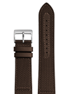 Pulseira Nylon Marrom Fivela Prata PU296M (20mm)