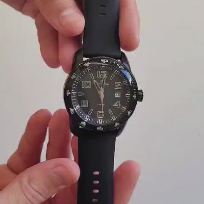 Relógio Jean Vernier Pulseira Silicone Preto JV00521SP