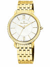 Relógio Jean Vernier Dourado Masculino Calendário Movimento Suíço JV01025