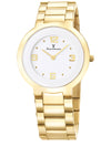 Relógio Jean Vernier Dourado Feminino Movimento Suíço JV01121