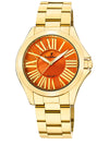 Relógio Jean Vernier Dourado Feminino Movimento Suíço 10ATM - JV011271
