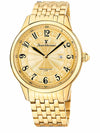 Relógio Jean Vernier Dourado Masculino Calendário Movimento Suíço JV01128