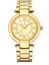 Relógio Jean Vernier Aço Dourado Feminino Movimento Suíço JV01143