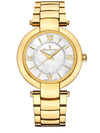 Relógio Jean Vernier Aço Dourado Mostrador Madrepérola Feminino JV01144