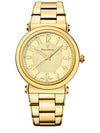 Relógio Jean Vernier Aço Dourado Movimento Suíço JV01147