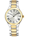 Relógio Jean Vernier Feminino Pulseira Aço Bicolor Movimento Suíço JV01159