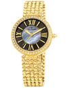Relógio de Pulso Jean Vernier Dourado Movimento Suíço JV01321